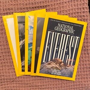 National Geographic Magazine Collection Set of 5